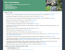 Tablet Screenshot of bentrachtenberg.com